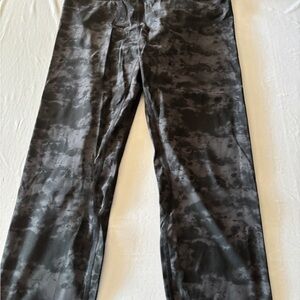 90 Degree By Reflex Black Tie-Dye Leggings